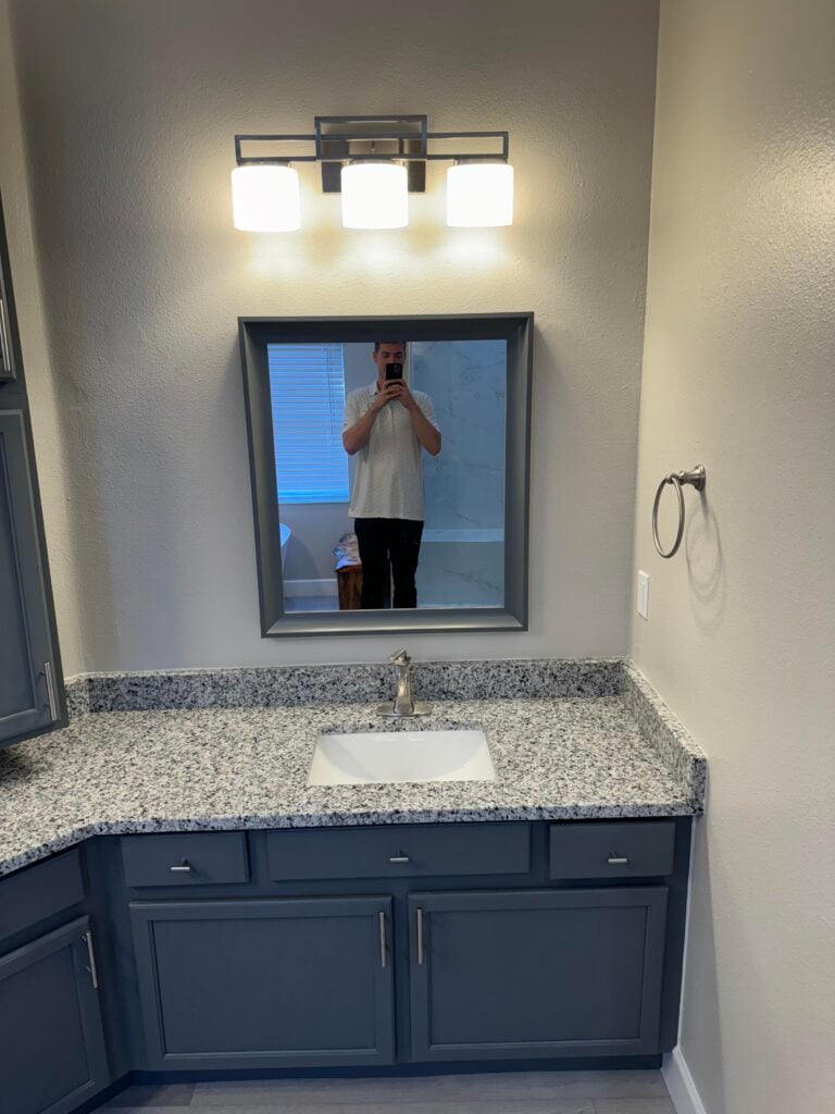 Bathroom Remodel and Vinyl Plank Flooring Installation in Kissimmee — kissimmee